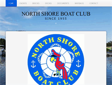 Tablet Screenshot of northshoreboatclub.com